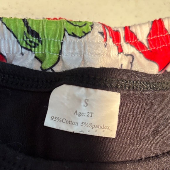 Black Grinch Dress with Santa Hat Leggings - Picture 2 of 7